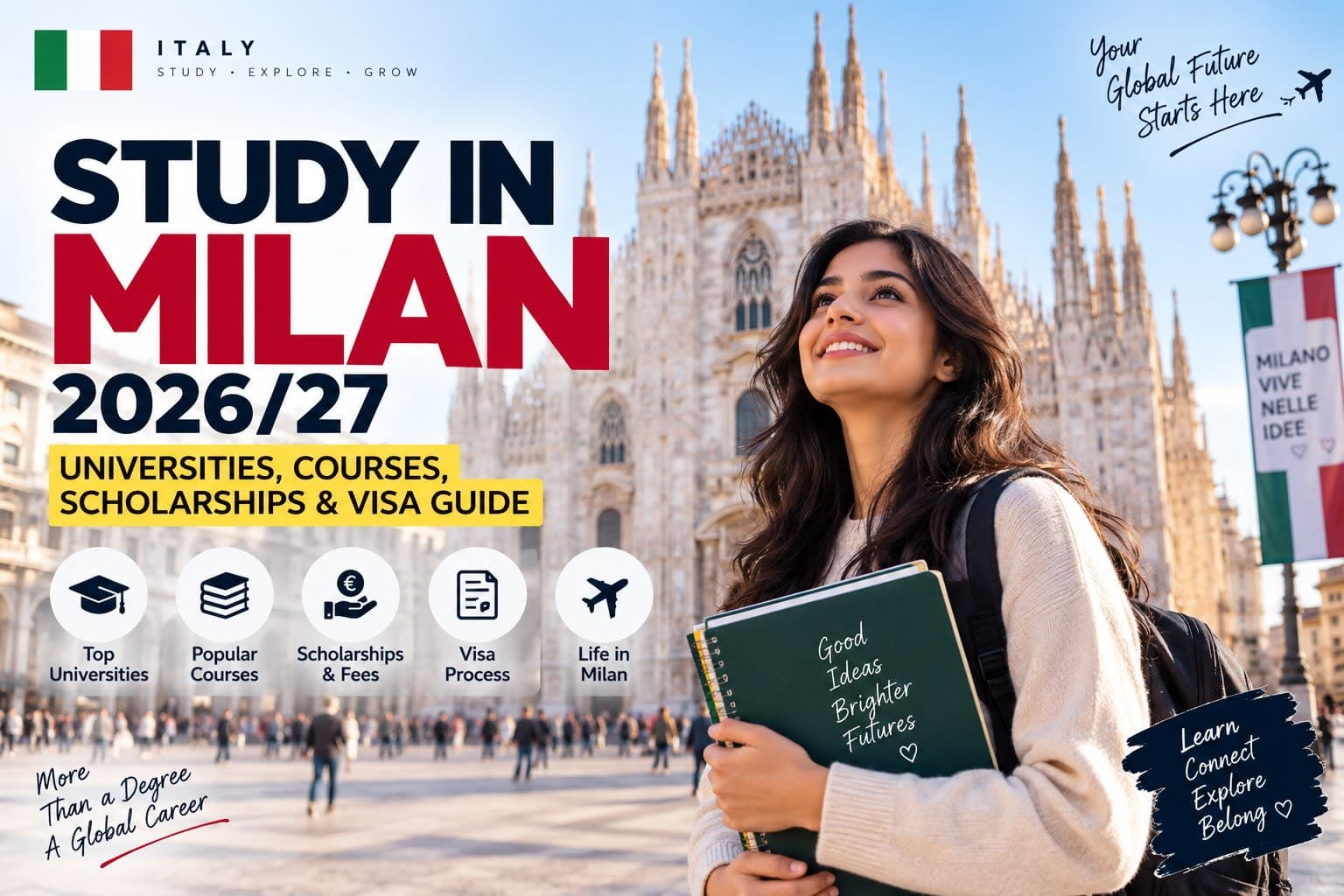 Study in Milan 2026/27: Universities, Courses, Scholarships & Visa Guide